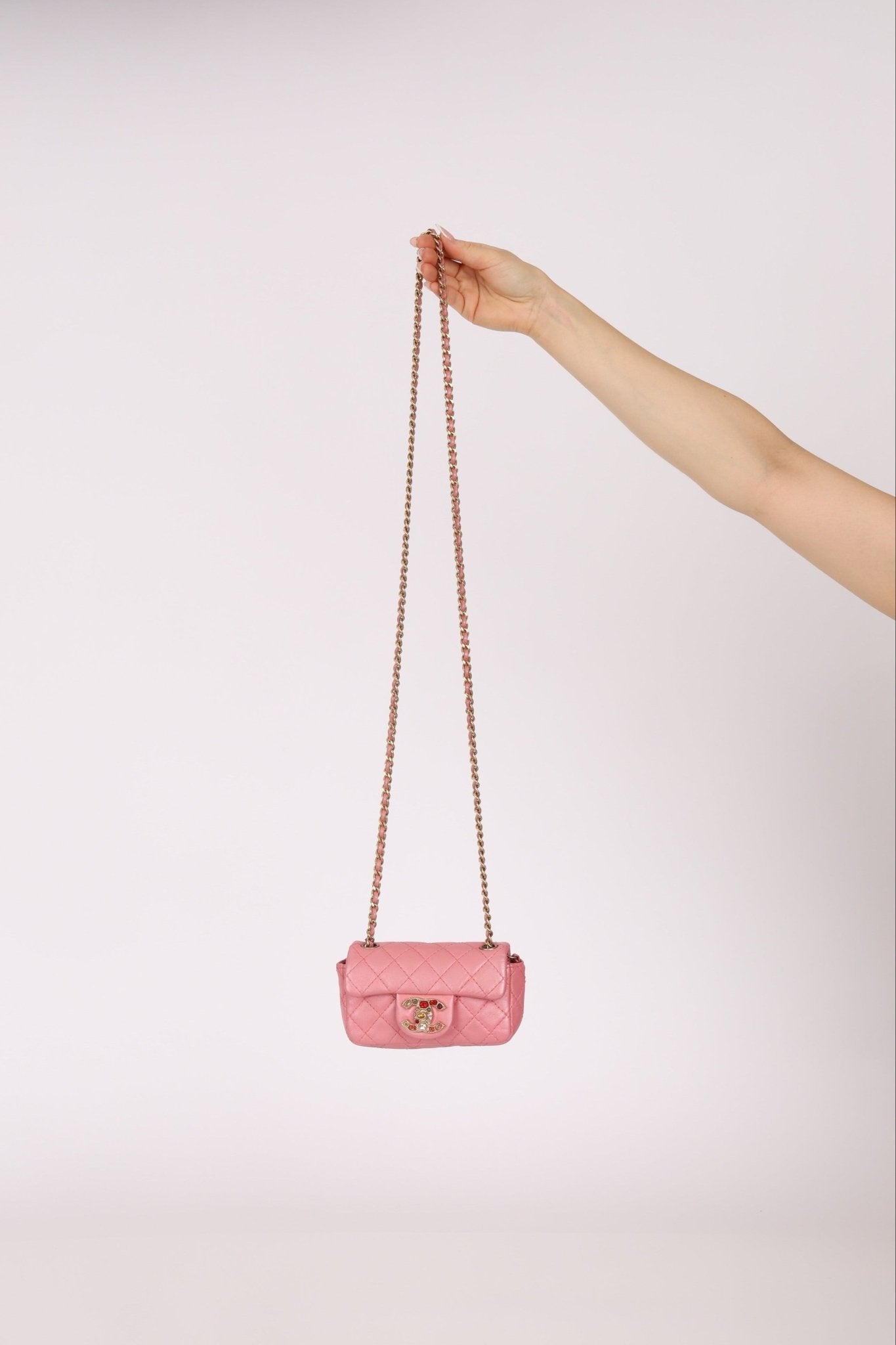 Chanel 2011 Precious Jewel Washed Calfskin Mini Flap Bag - FashioNica