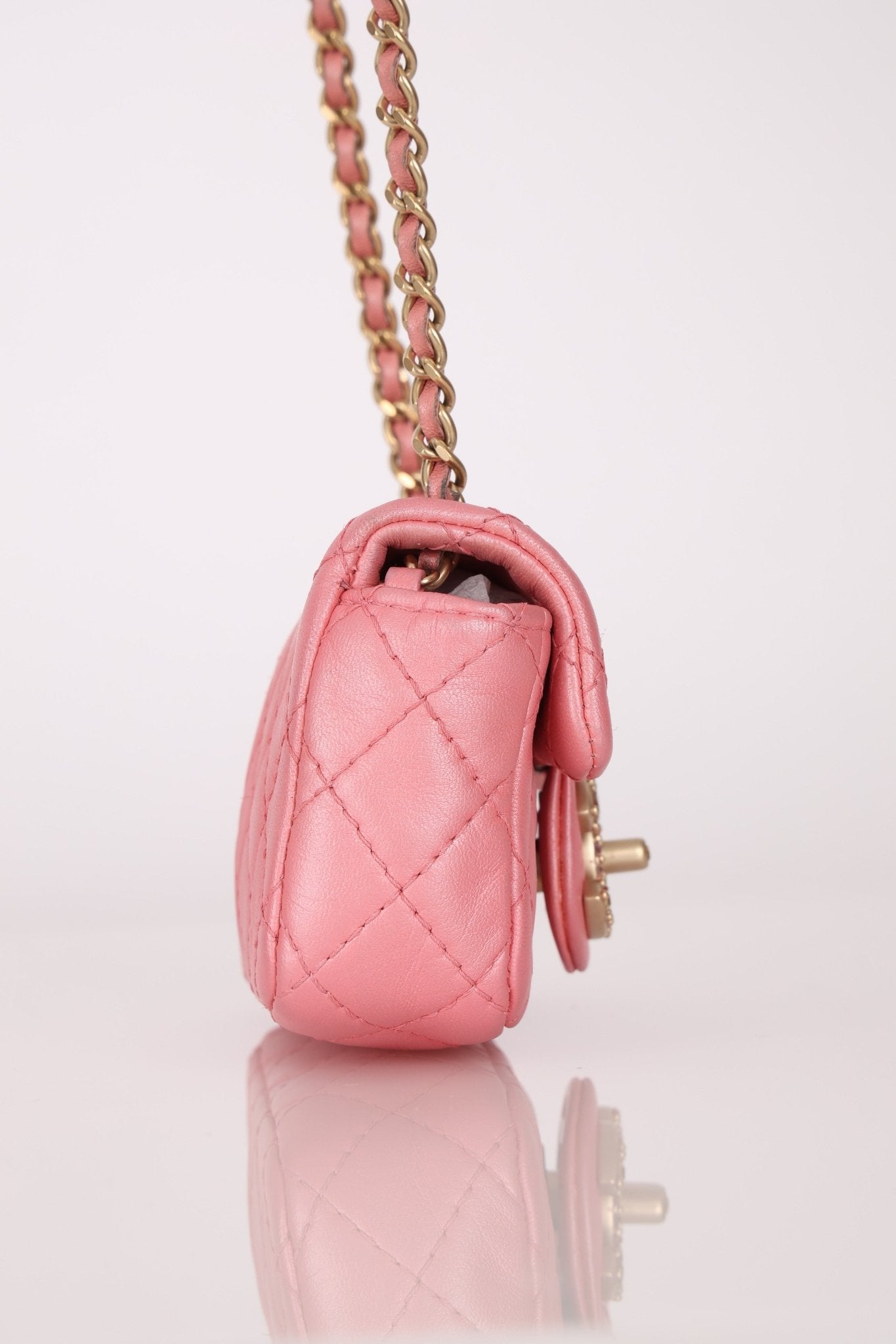 Chanel 2011 Precious Jewel Washed Calfskin Mini Flap Bag - FashioNica