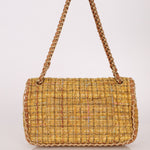 Chanel 2011 Raffia Tweed Single Flap Bag - FashioNica