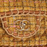 Chanel 2011 Raffia Tweed Single Flap Bag - FashioNica