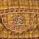 Chanel 2011 Raffia Tweed Single Flap Bag - FashioNica
