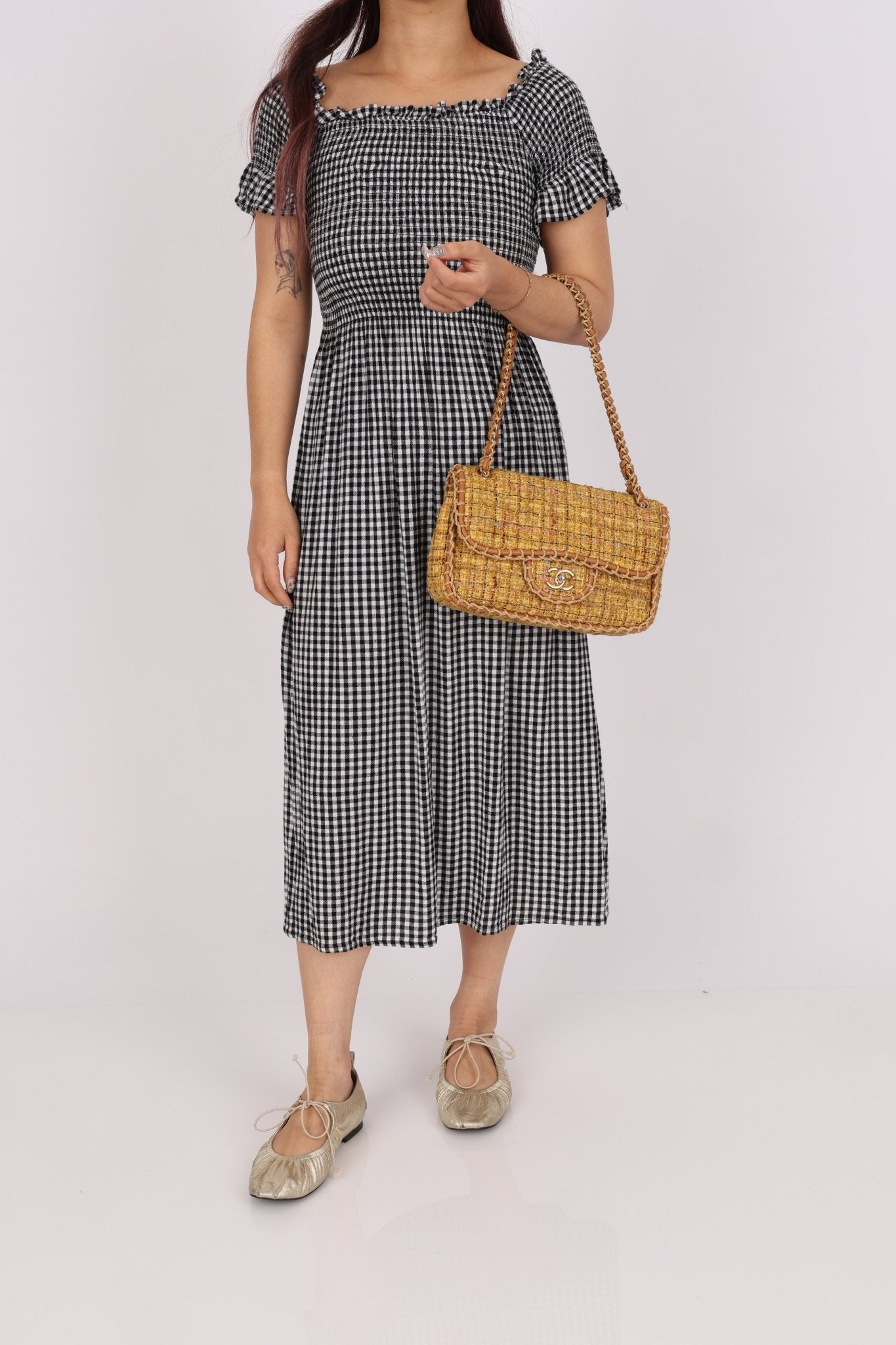 Chanel 2011 Raffia Tweed Single Flap Bag - FashioNica