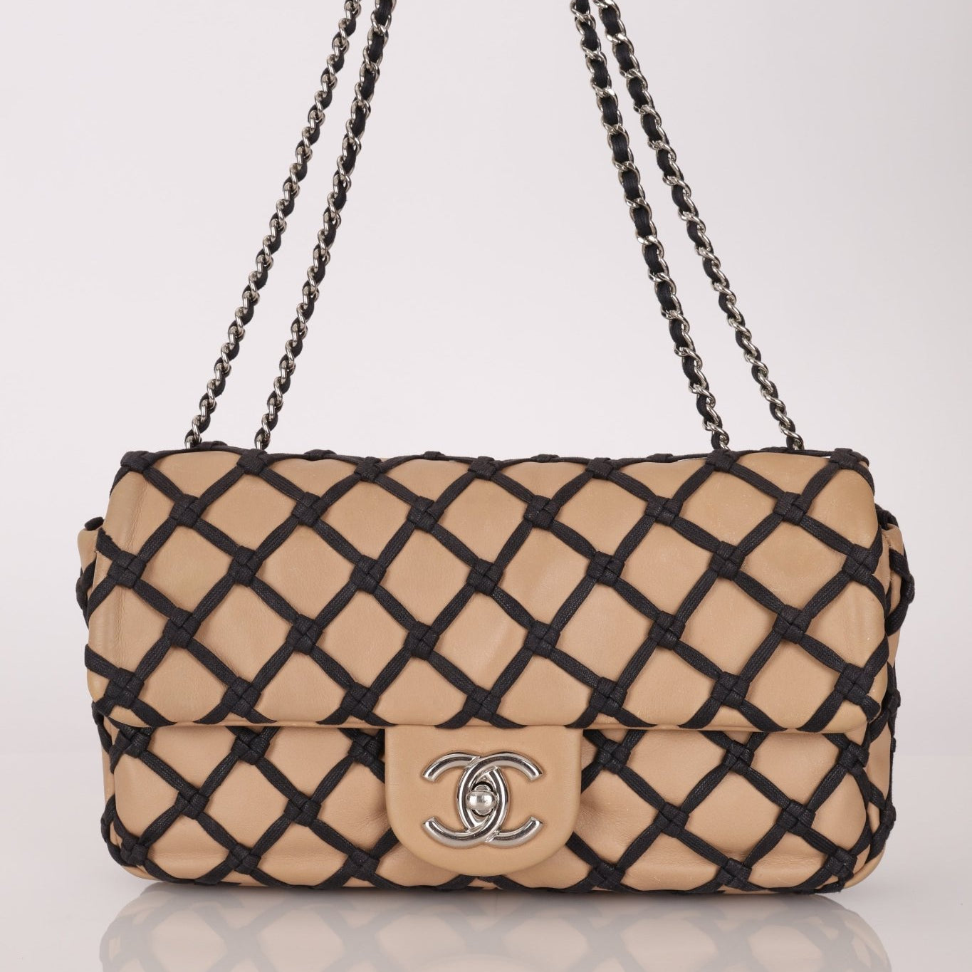 Chanel 2011 Saint - Tropez Medium Canebiers Single Flap - FashioNica