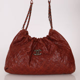 Chanel 2012 Aged Caviar Elastic CC Hobo - FashioNica