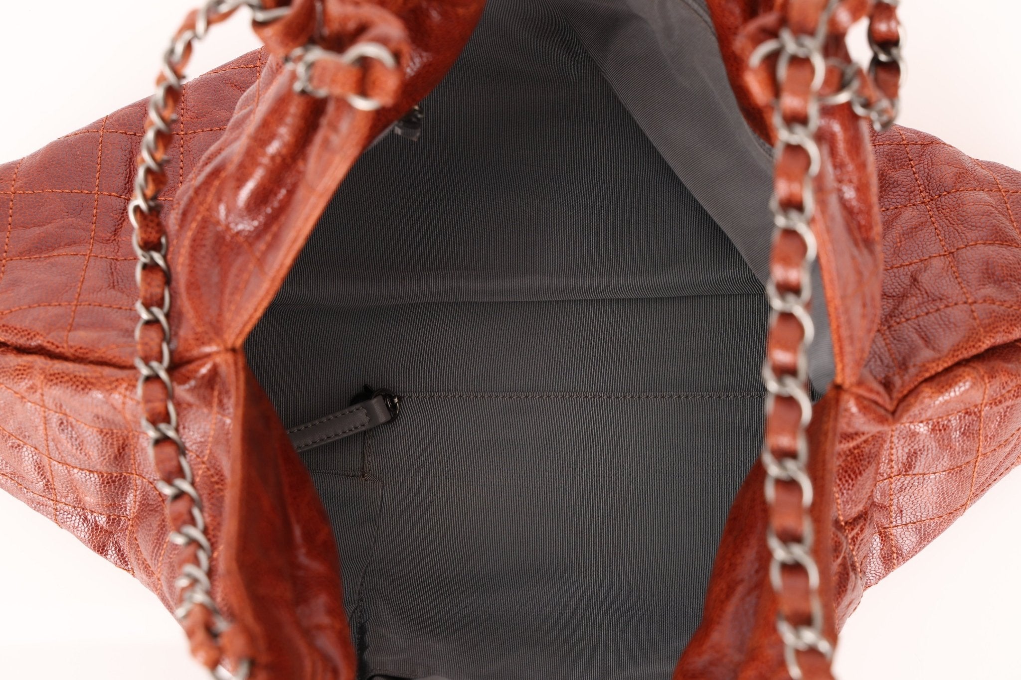 Chanel 2012 Aged Caviar Elastic CC Hobo - FashioNica