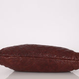 Chanel 2012 Burgundy Aged Caviar Elastic CC Hobo - FashioNica