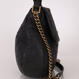 Chanel 2012 Caviar Country Chic Flap Messenger Bag - FashioNica