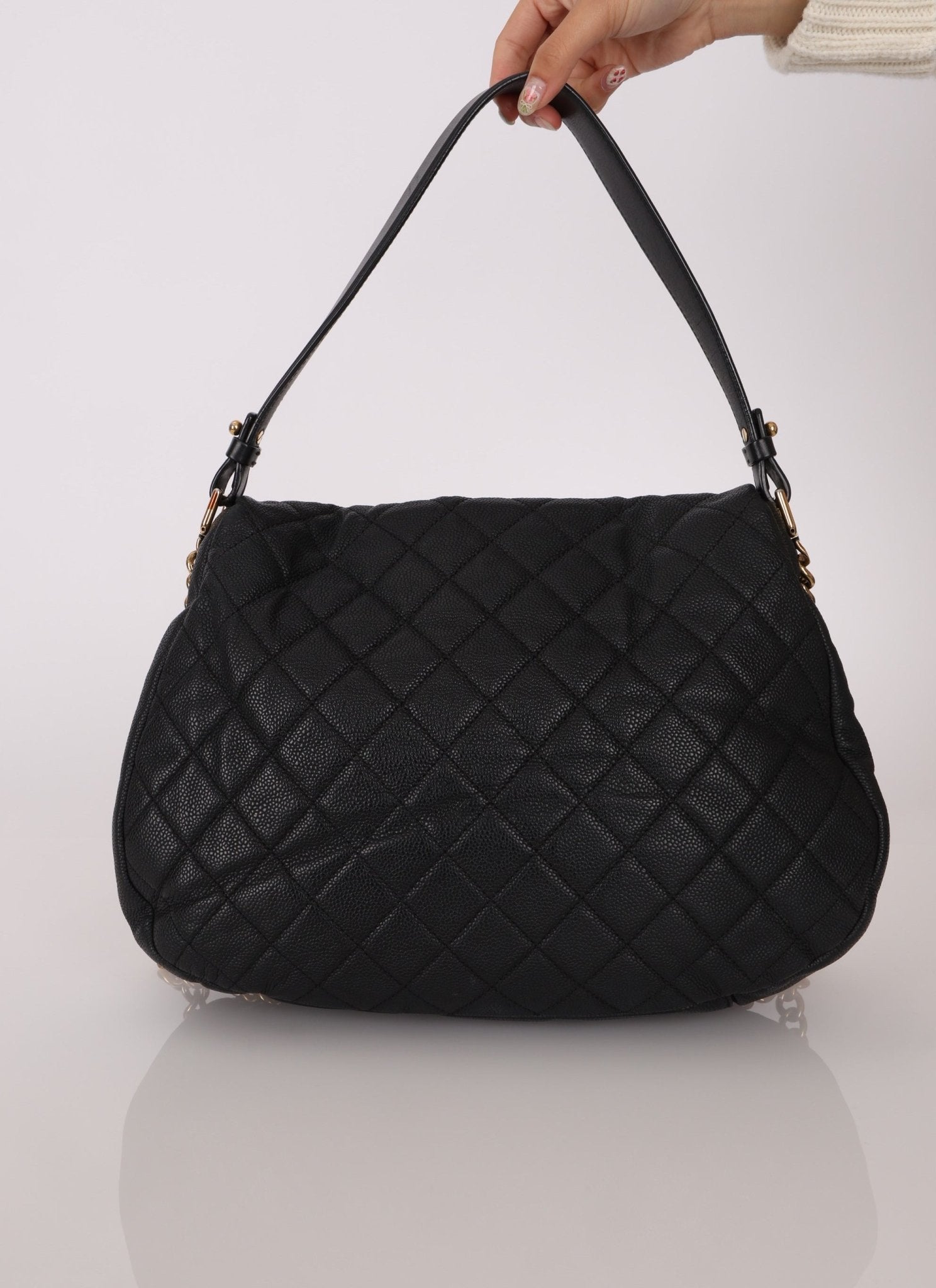 Chanel 2012 Caviar Country Chic Flap Messenger Bag - FashioNica