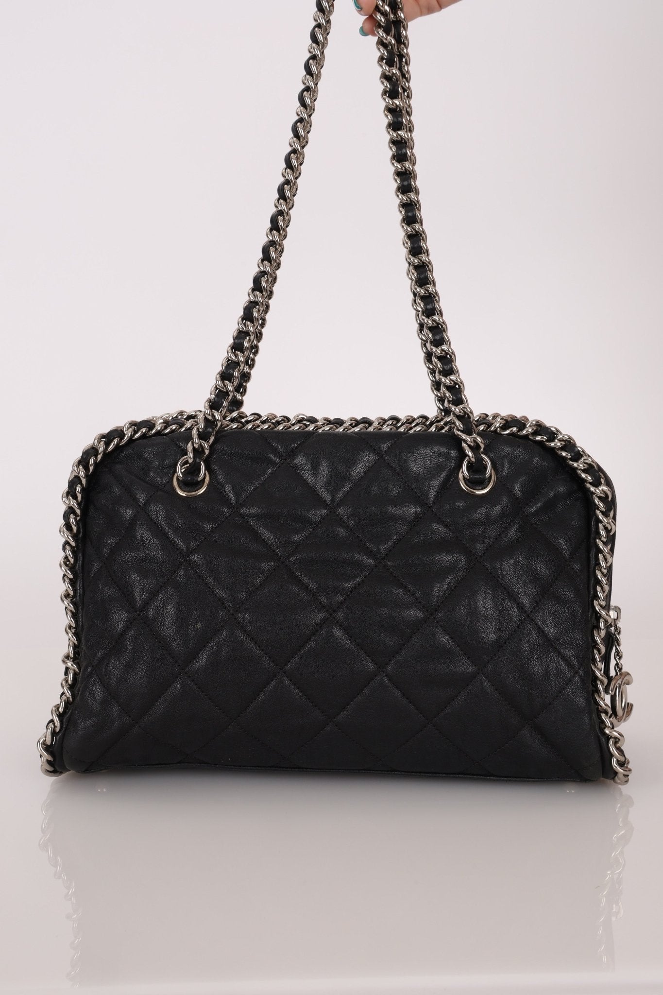 Chanel 2012 Cruise Calfskin Chain Around Bowler Bag - FashioNica