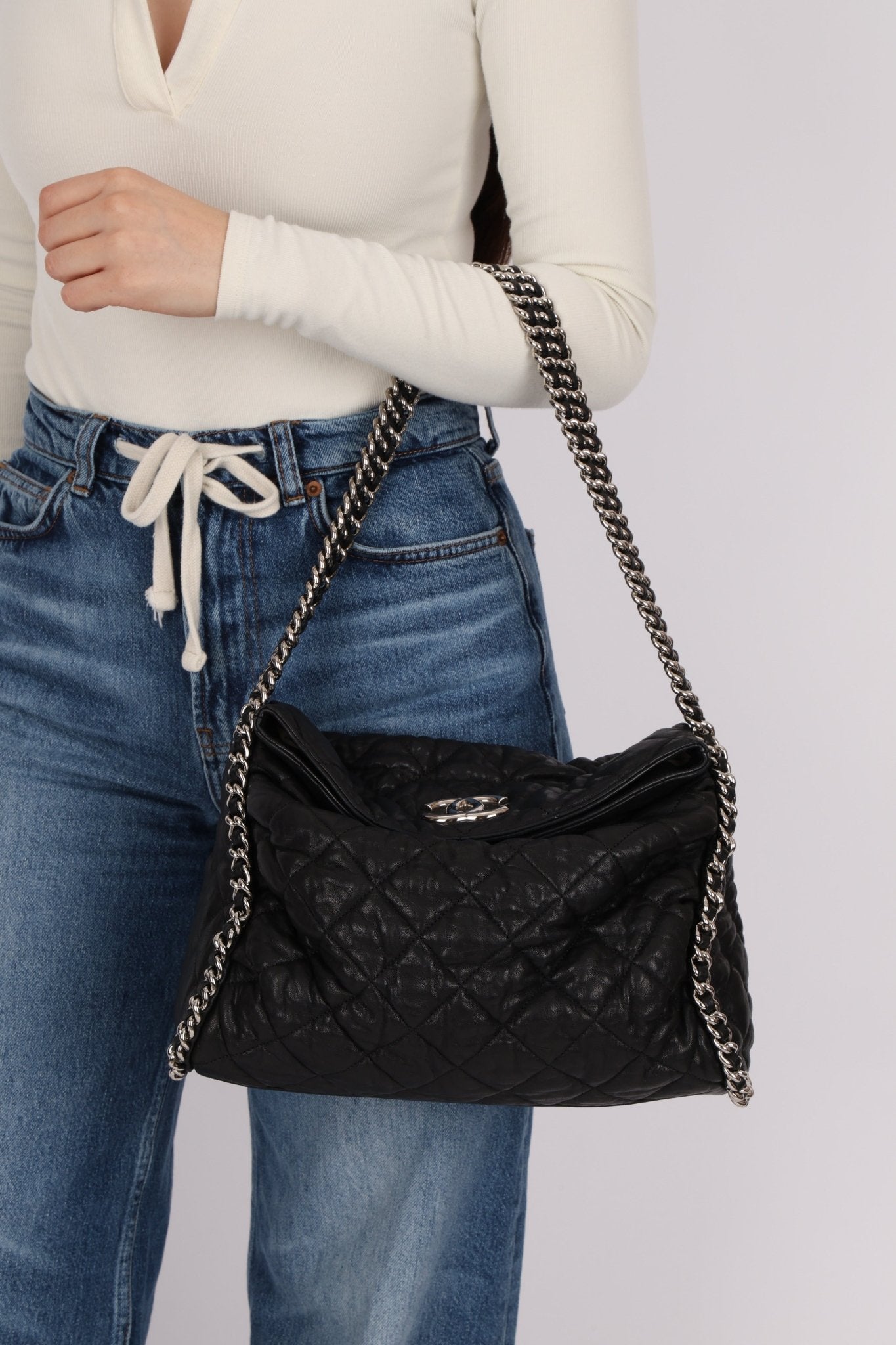 Chanel 2012 Cruise Calfskin Chain Around Bowler Bag - FashioNica