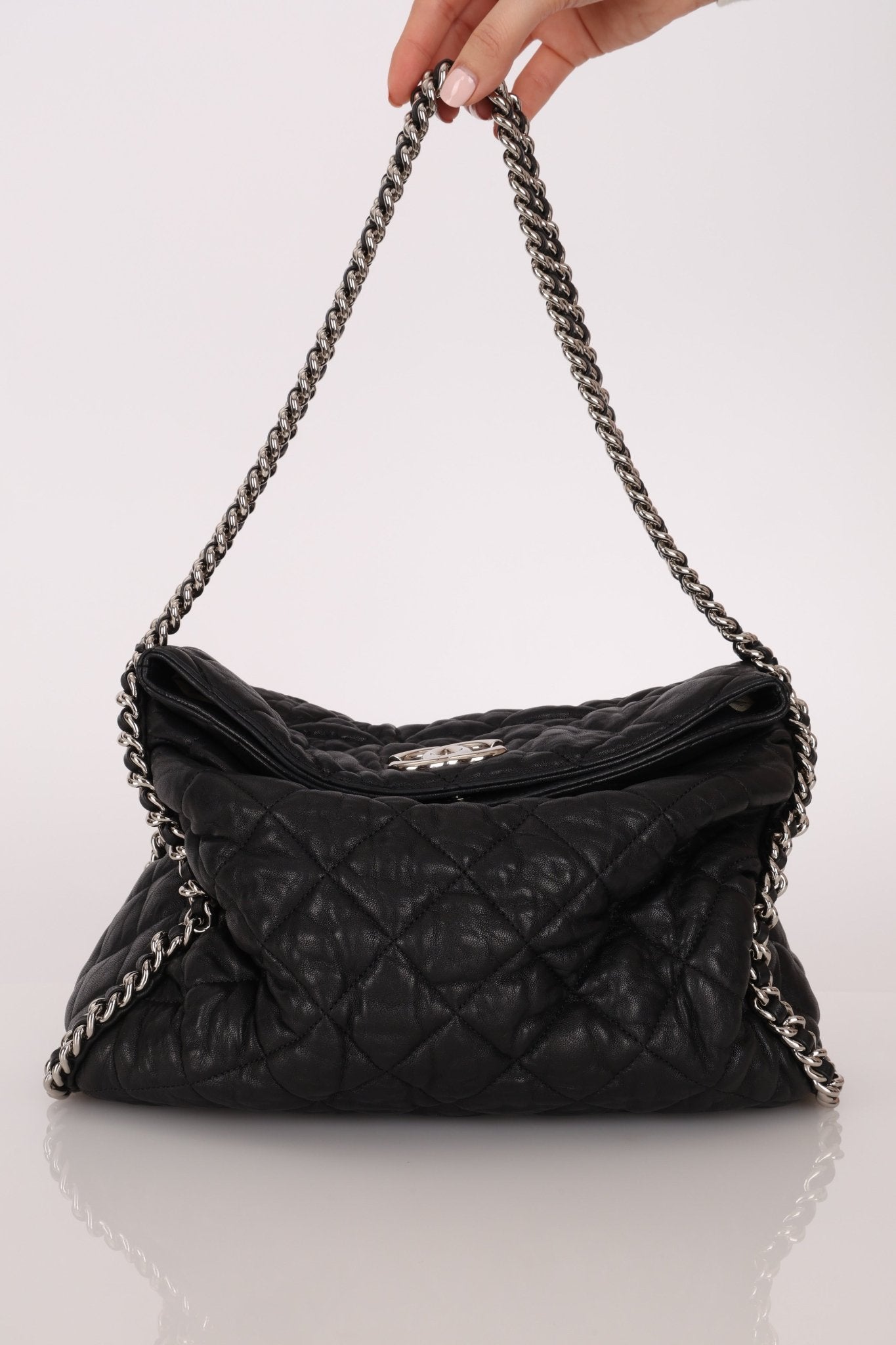 Chanel 2012 Cruise Calfskin Chain Around Bowler Bag - FashioNica