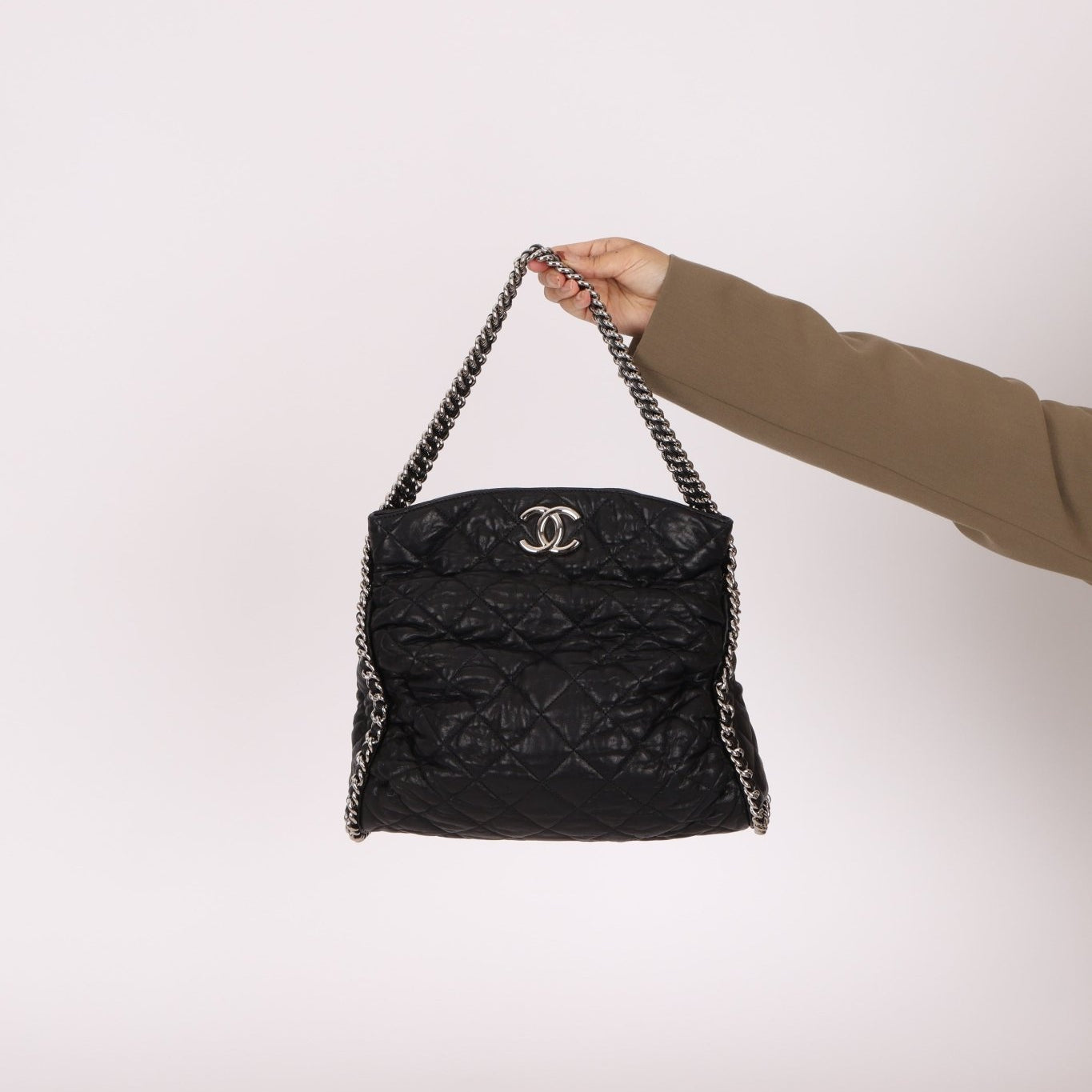 Chanel 2012 Cruise Calfskin Chain Around Bowler Bag - FashioNica