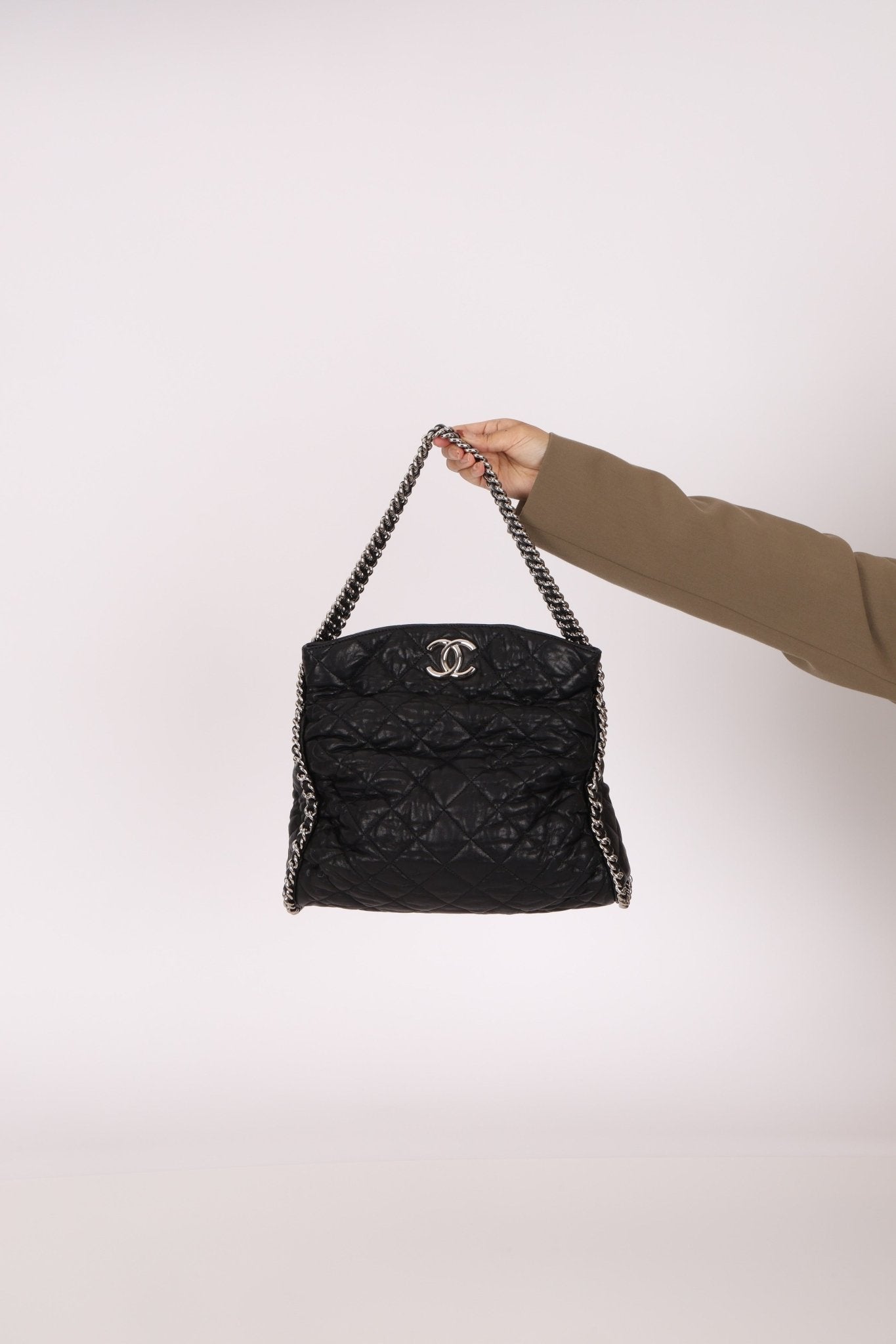 Chanel 2012 Cruise Calfskin Chain Around Bowler Bag - FashioNica