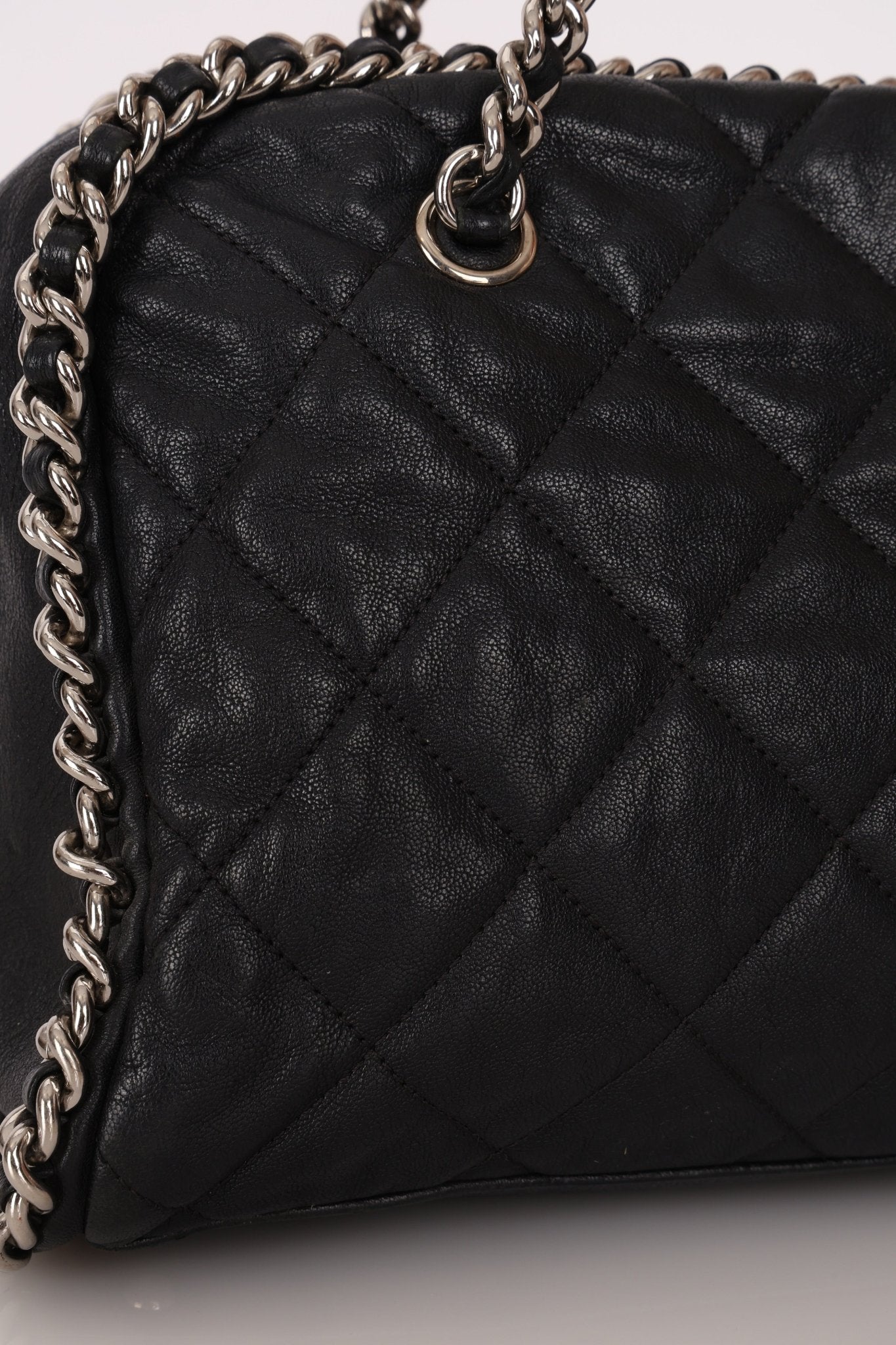 Chanel 2012 Cruise Calfskin Chain Around Bowler Bag - FashioNica
