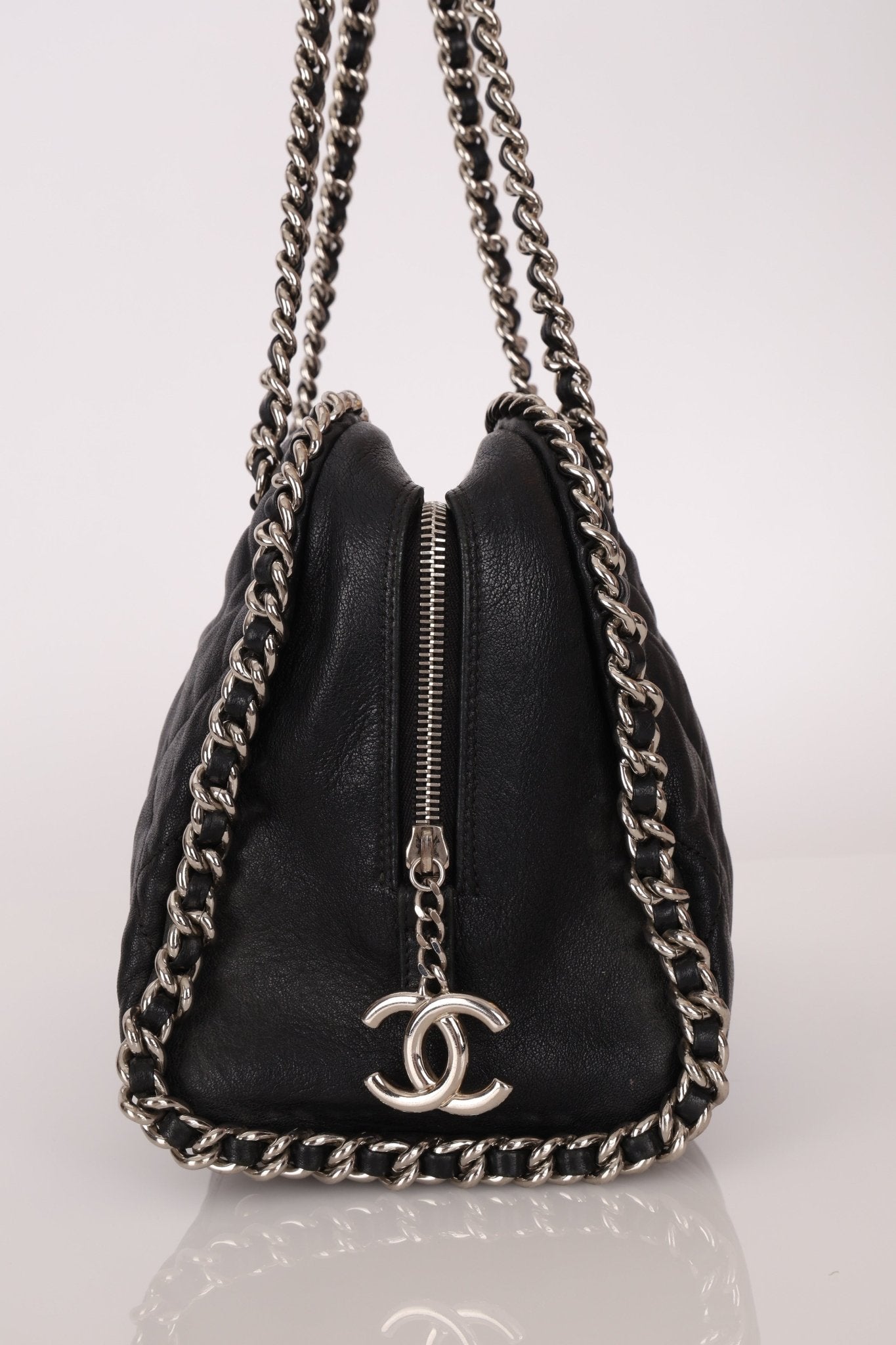 Chanel 2012 Cruise Calfskin Chain Around Bowler Bag - FashioNica