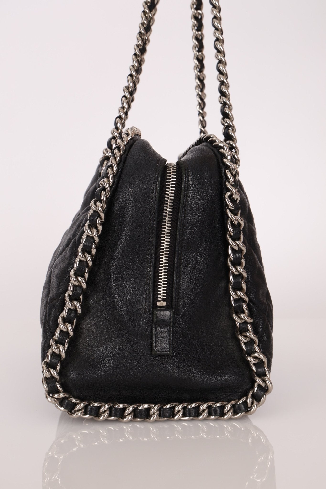Chanel 2012 Cruise Calfskin Chain Around Bowler Bag - FashioNica