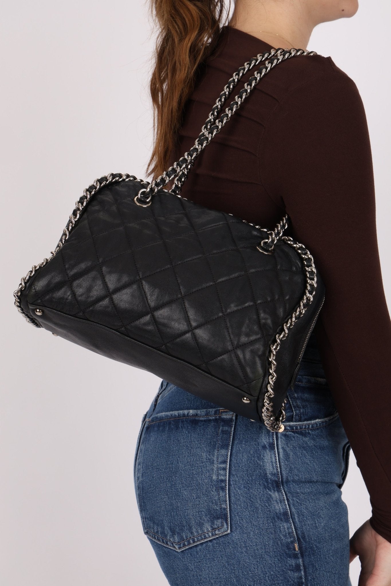 Chanel 2012 Cruise Calfskin Chain Around Bowler Bag - FashioNica