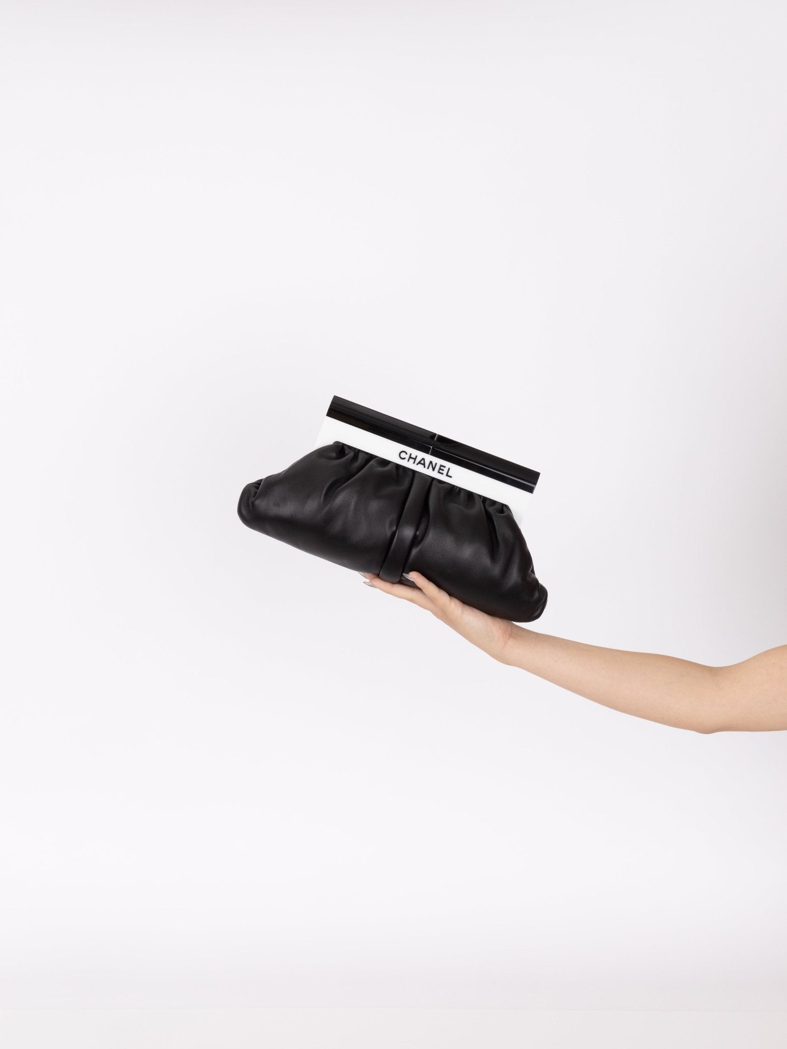 Chanel 2012 Lambskin Acrylic Clutch - FashioNica