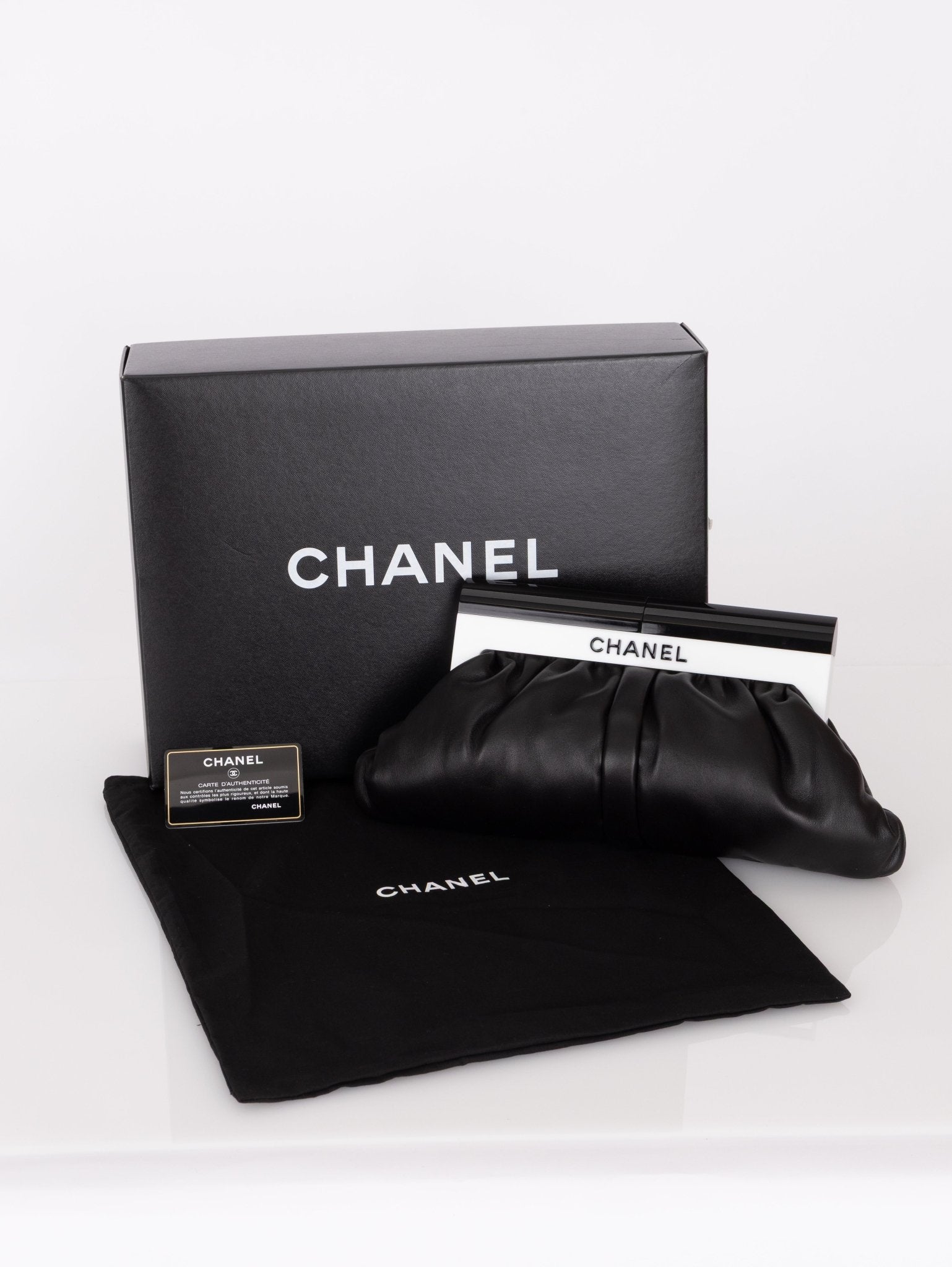 Chanel 2012 Lambskin Acrylic Clutch - FashioNica