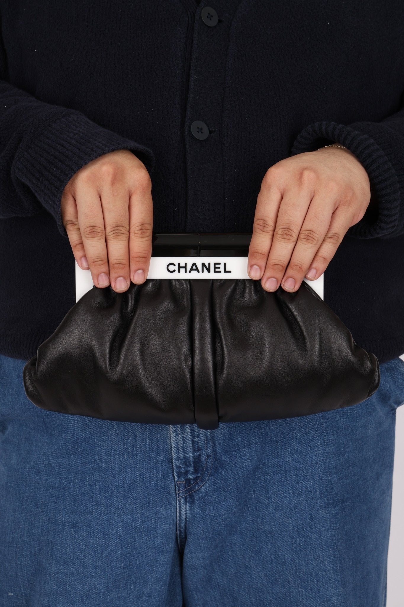 Chanel 2012 Lambskin Acrylic Clutch - FashioNica
