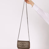 Chanel 2012 Metallic Bronze Caviar Wallet on Chain - FashioNica