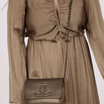 Chanel 2012 Metallic Bronze Caviar Wallet on Chain - FashioNica