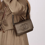 Chanel 2012 Metallic Bronze Caviar Wallet on Chain - FashioNica