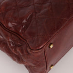 Chanel 2012 Paris - Bombay Burgundy Small Aged Caviar Shiva Tote - FashioNica