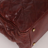 Chanel 2012 Paris - Bombay Burgundy Small Aged Caviar Shiva Tote - FashioNica