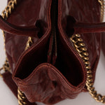 Chanel 2012 Paris - Bombay Burgundy Small Aged Caviar Shiva Tote - FashioNica