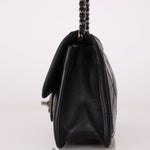 Chanel 2012 Stitches Turnlock Chain East West Flap SHW - FashioNica