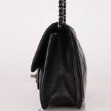 Chanel 2012 Stitches Turnlock Chain East West Flap SHW - FashioNica