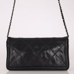 Chanel 2012 Stitches Turnlock Chain East West Flap SHW - FashioNica