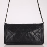 Chanel 2012 Stitches Turnlock Chain East West Flap SHW - FashioNica