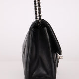 Chanel 2012 Stitches Turnlock Chain East West Flap SHW - FashioNica