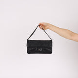 Chanel 2012 Stitches Turnlock Chain East West Flap SHW - FashioNica