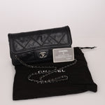 Chanel 2012 Stitches Turnlock Chain East West Flap SHW - FashioNica