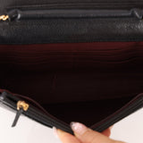Chanel 2013 Black Caviar Wallet on Chain - FashioNica