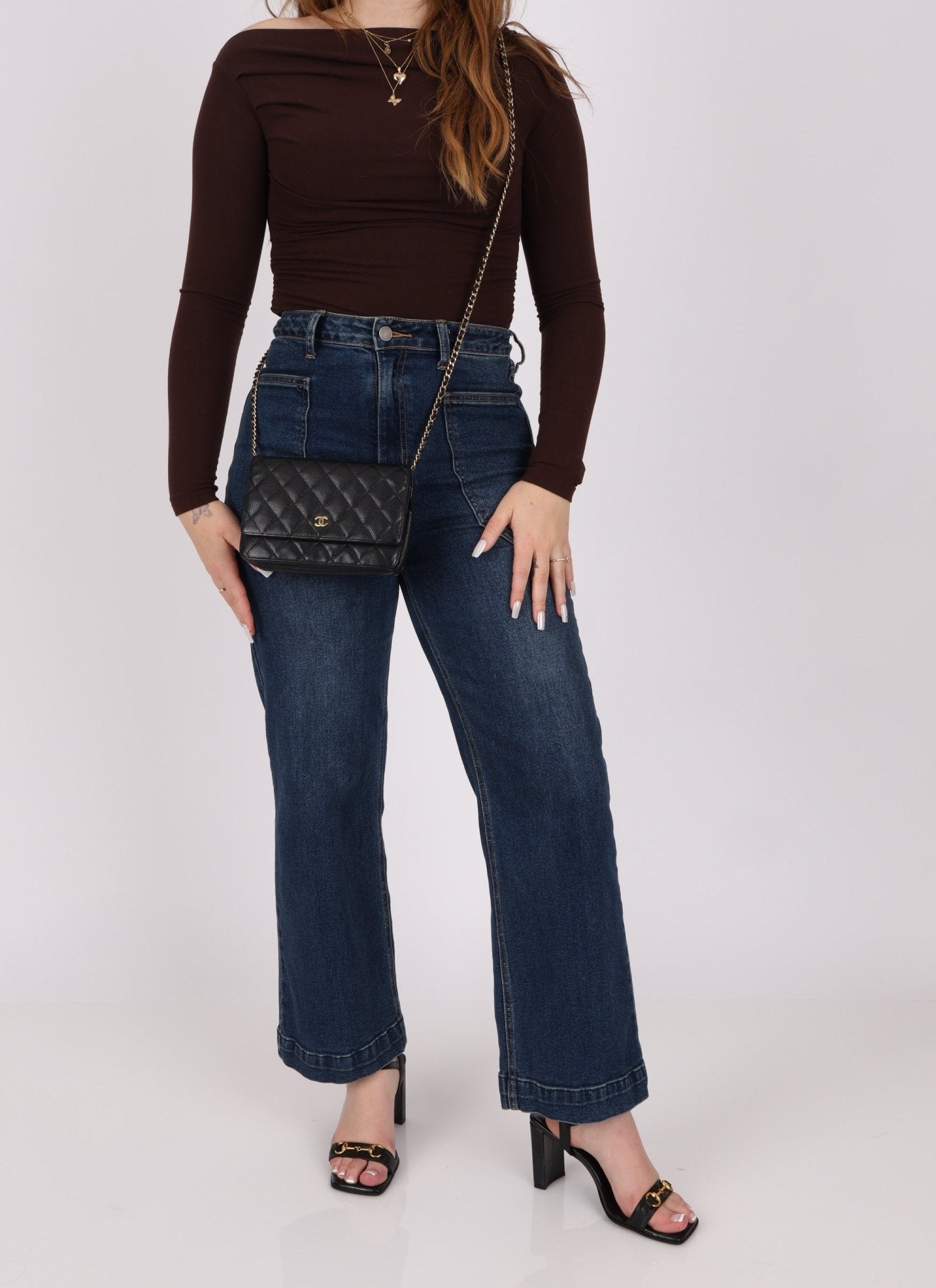 Chanel 2013 Black Caviar Wallet on Chain - FashioNica