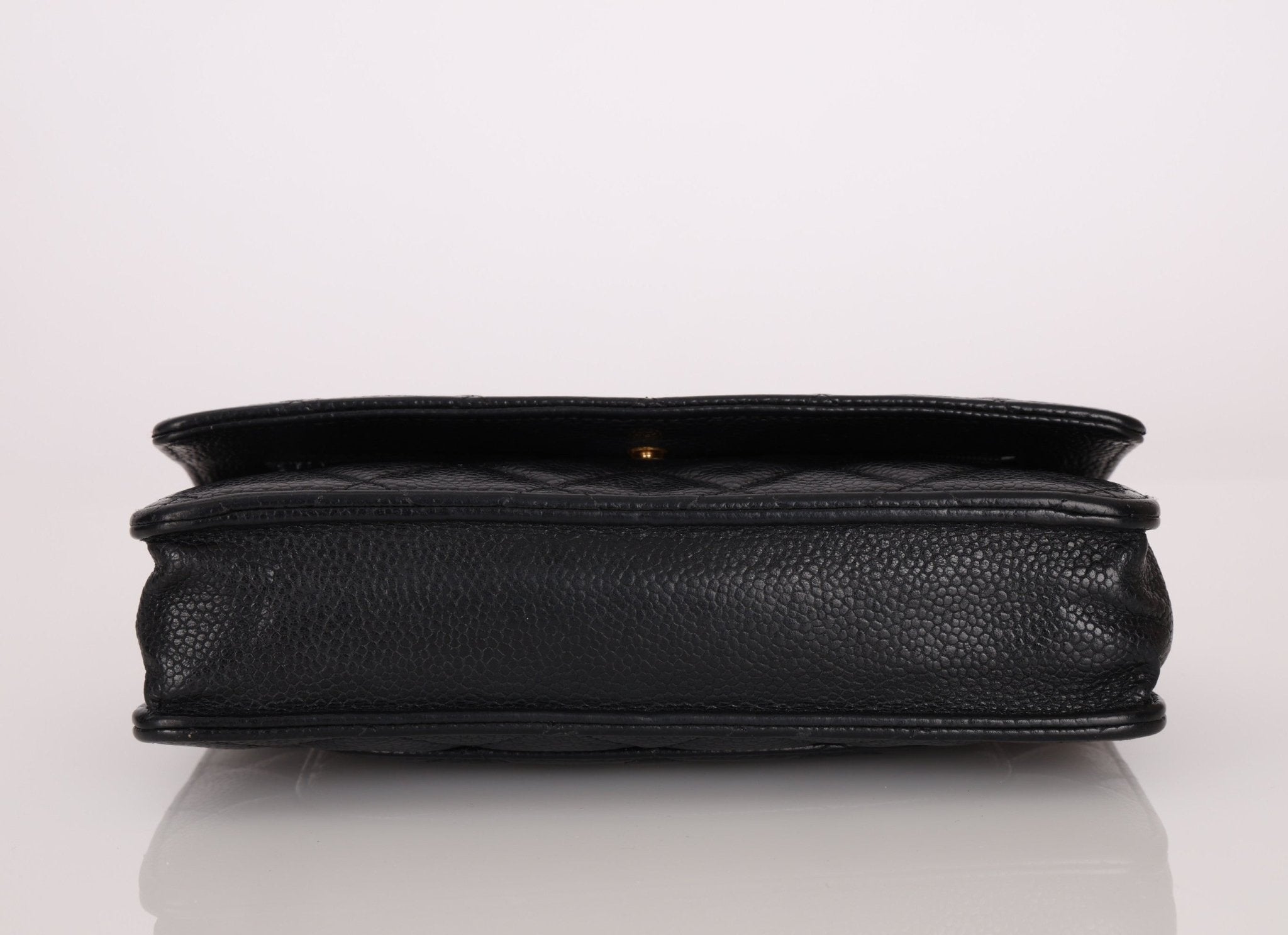 Chanel 2013 Black Caviar Wallet on Chain - FashioNica