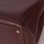 Chanel 2013 Burgundy Calfskin Executive Tote with Pouch - FashioNica