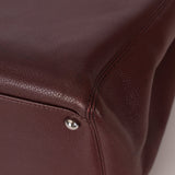 Chanel 2013 Burgundy Calfskin Executive Tote with Pouch - FashioNica