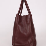 Chanel 2013 Burgundy Calfskin Executive Tote with Pouch - FashioNica