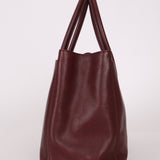 Chanel 2013 Burgundy Calfskin Executive Tote with Pouch - FashioNica