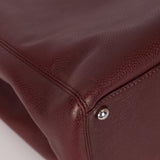 Chanel 2013 Burgundy Calfskin Executive Tote with Pouch - FashioNica