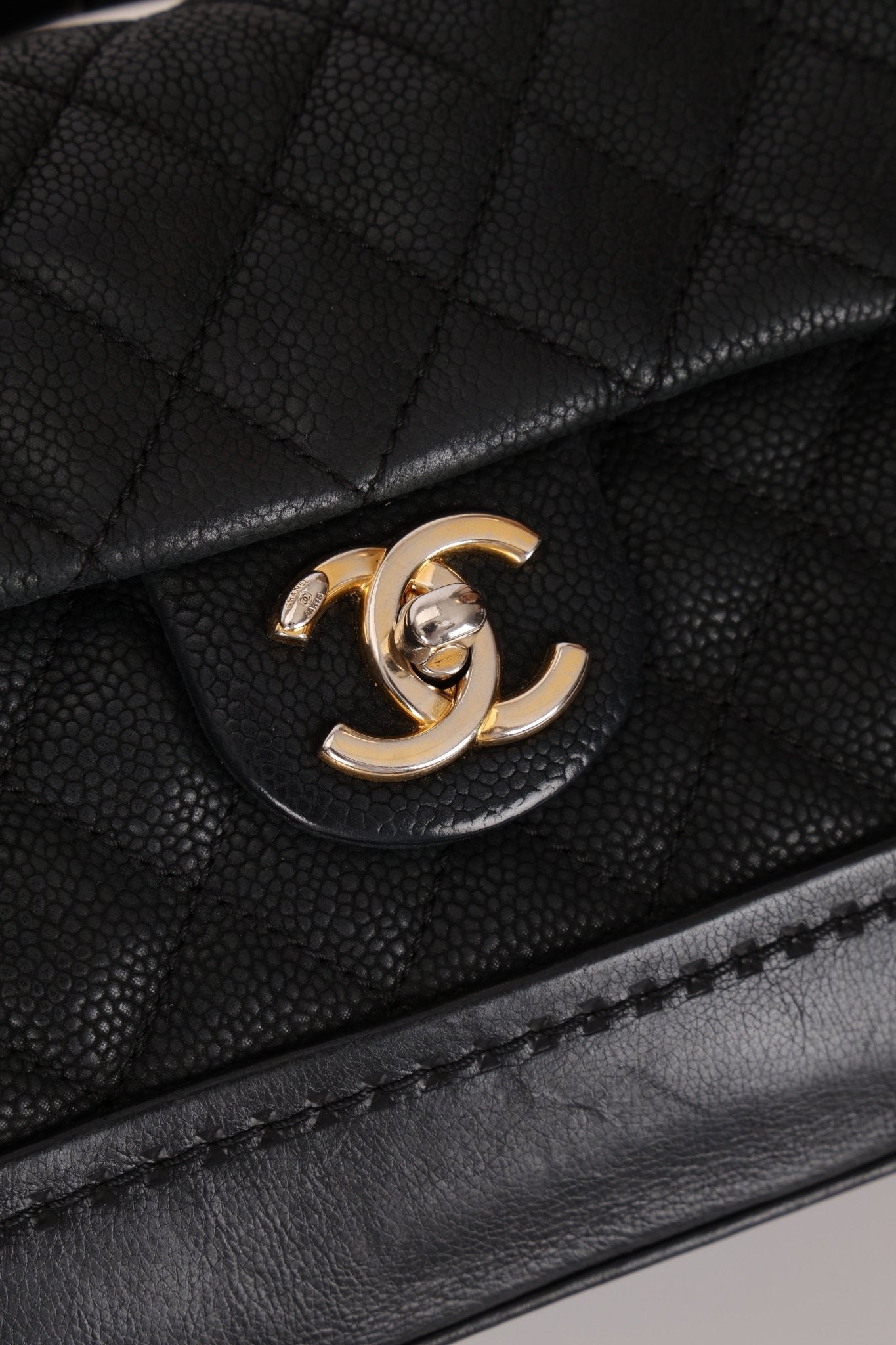 Chanel 2013 Caviar Globe Trotter Medium Flap Bag - FashioNica
