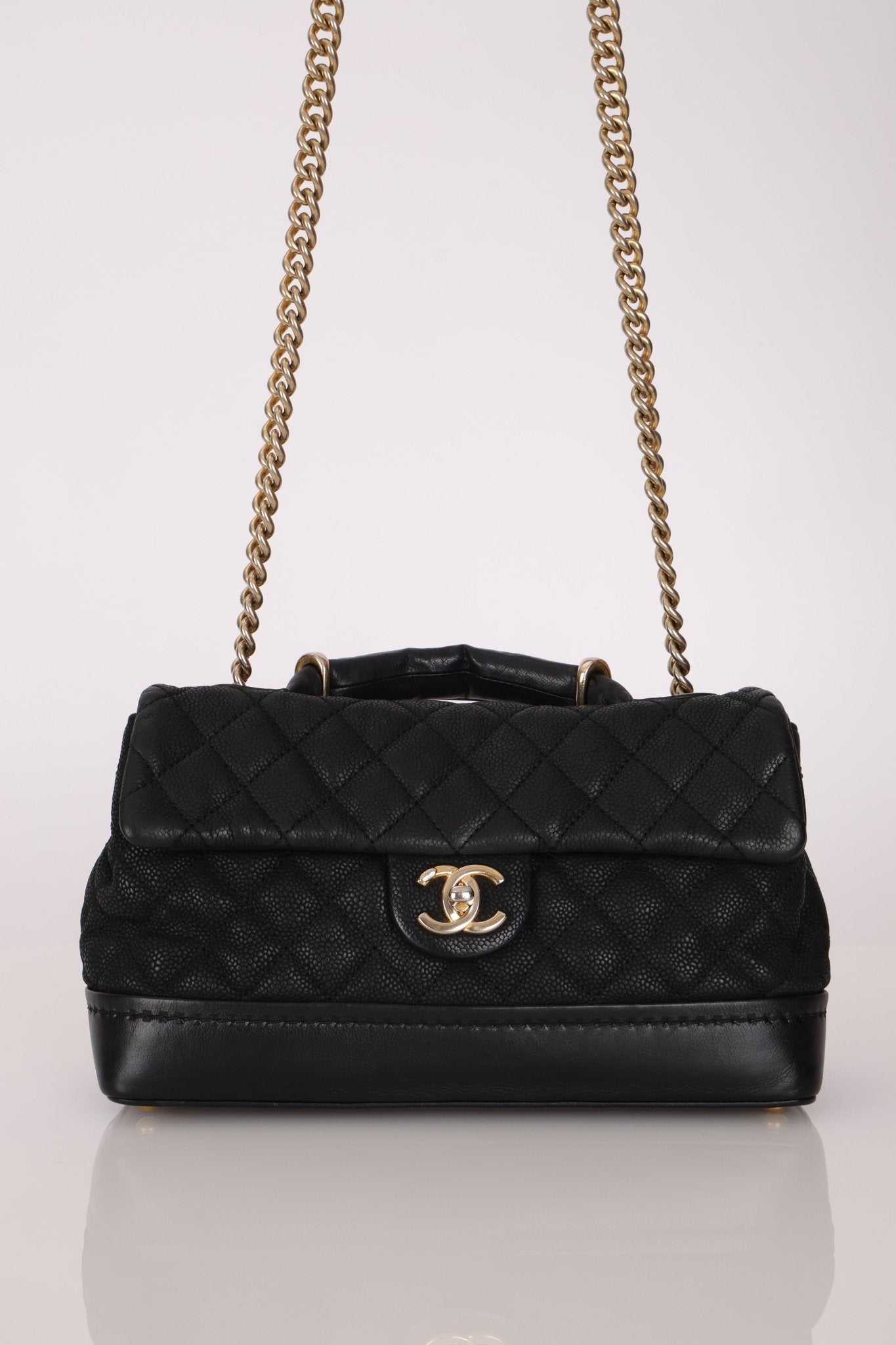 Chanel 2013 Caviar Globe Trotter Medium Flap Bag - FashioNica