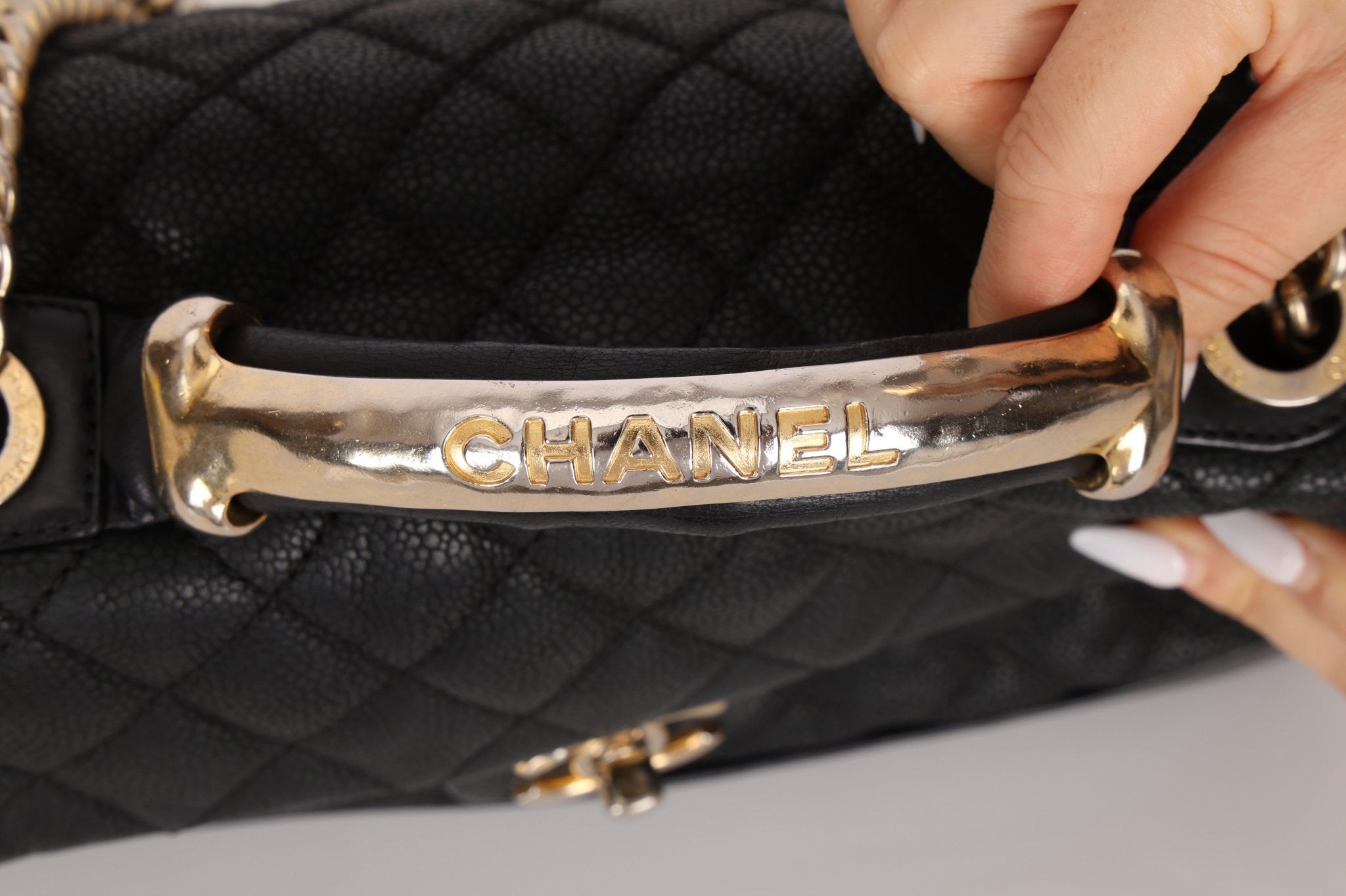 Chanel 2013 Caviar Globe Trotter Medium Flap Bag - FashioNica