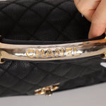Chanel 2013 Caviar Globe Trotter Medium Flap Bag - FashioNica
