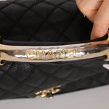 Chanel 2013 Caviar Globe Trotter Medium Flap Bag - FashioNica